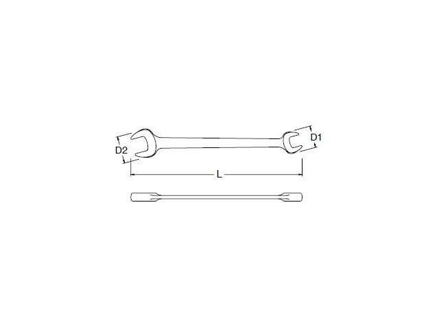 Sata - Cheie fixa dubla 21x23mm [SA41209]