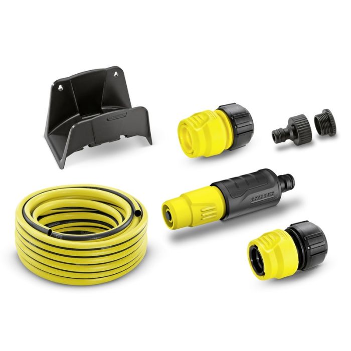 KARCHER - Set de furtun 1/2'' - 15m cu cuple, stropitor si suport de perete [2.645-114.0]