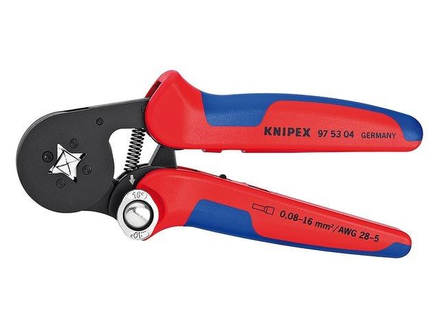 KNIPEX - Cleste de sertizat ferule, cu autoreglaj 0.08-16 mm² [975304]