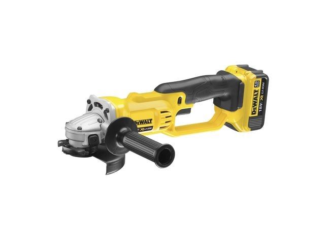 DeWALT - Polizor unghiular 125mm, acumulator XR 18V 2x4.0Ah, valiza [DCG412M2-QW]