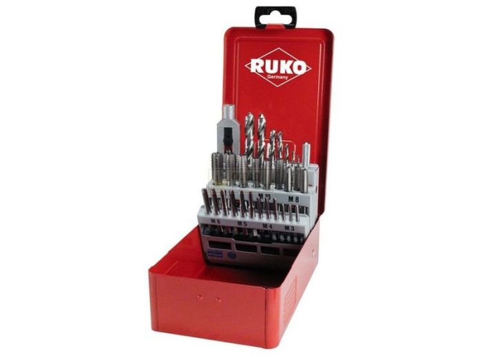 Ruko - Set tarozi si burghie M3-M12, 29 piese [245003]