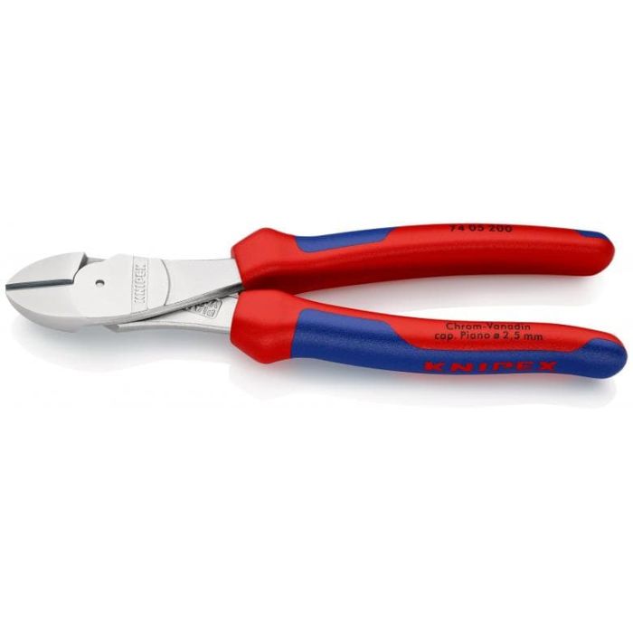 Knipex - Cleste cromat cu tais si manere multicomponente 250 mm [7405250]