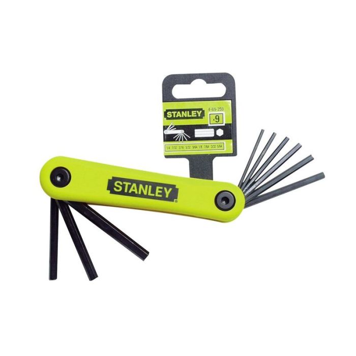 STANLEY - Set chei locas hexagonal tip briceag (imbus) 5/64"-1/4", 9 piese [4-69-259]