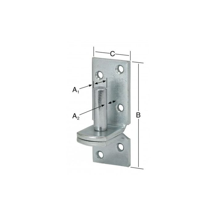 Vormann - Pivot balama DII, zincat, 13x103mm [000074013Z]