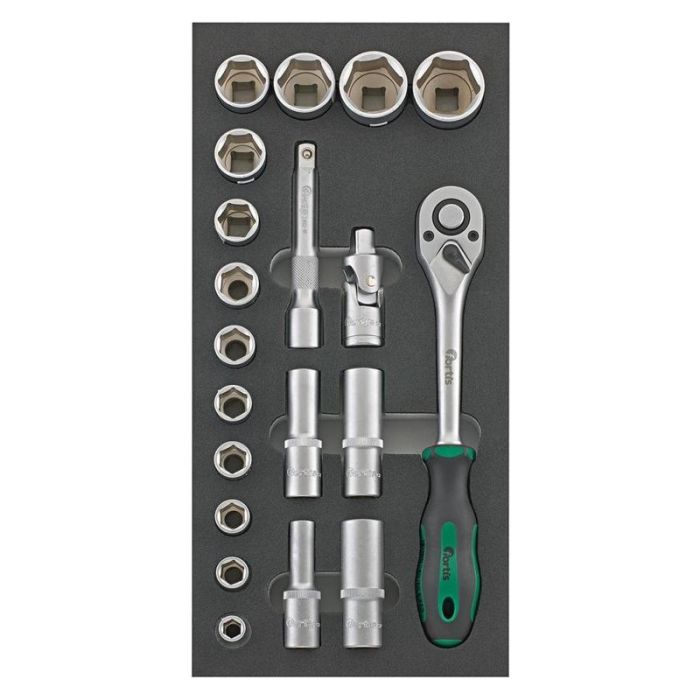 fortis - Modul scule 1/3 cheie tubulara 1/2" [4063726002365]