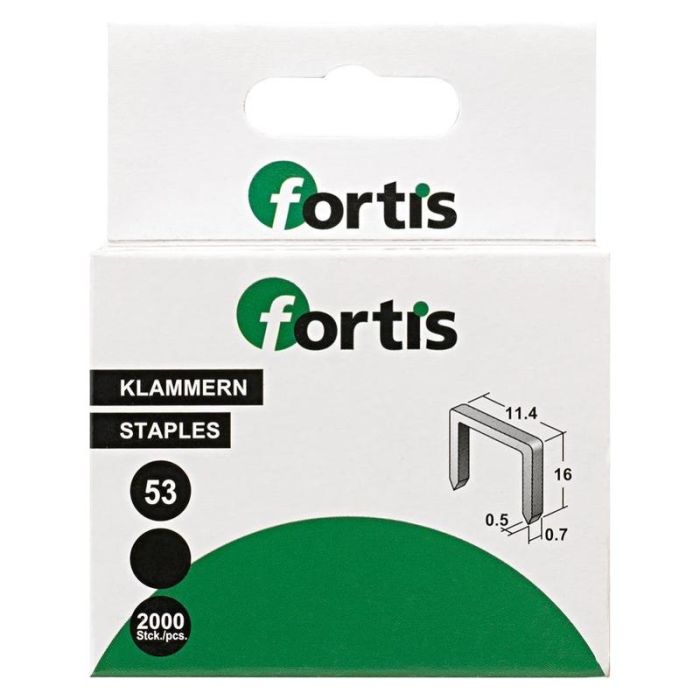 fortis - Capse 16mm, 2000 bucati [4317784703468]