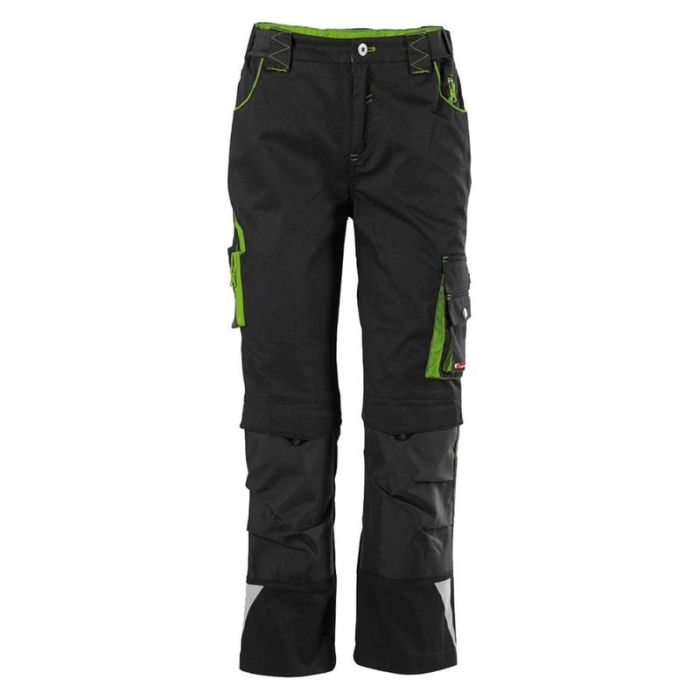 fortis - Pantaloni Kids 24, negru/verde lime, marime 158-164 [4317784703758]