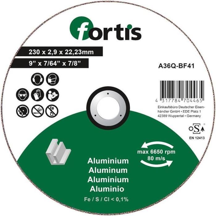 fortis - Disc de debitat aluminiu 230x2.9mm [4317784704465]