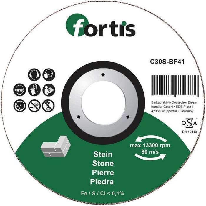 fortis - Disc de debitat piatra 115x2.5mm [4317784704472]