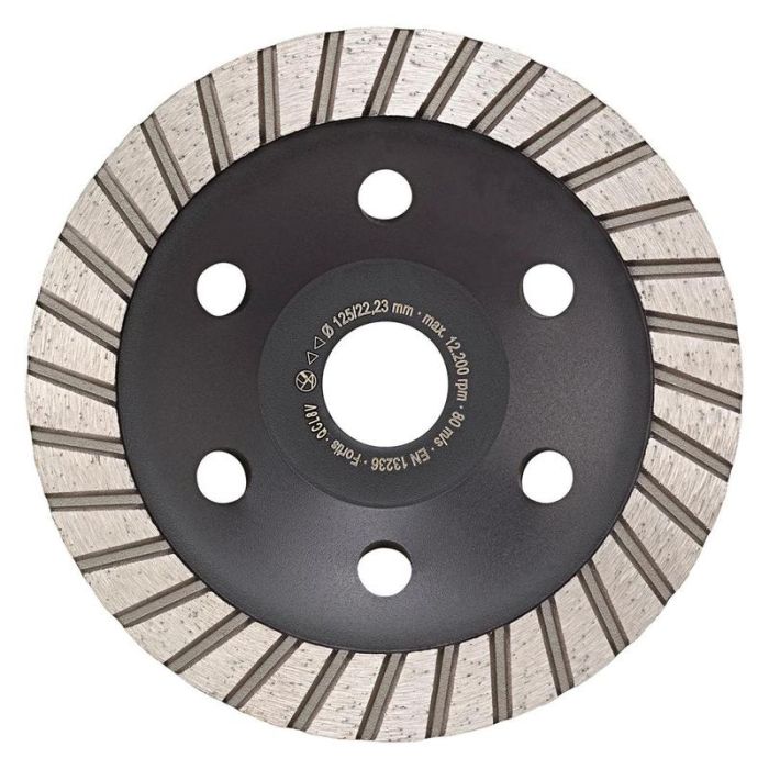 fortis - Disc de slefuit diamantat Power Turbo 125x22.23mm [4317784704823]