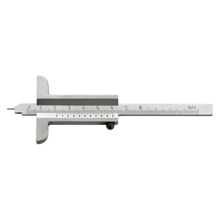 fortis - Subler de adancime cu tija rotunda 300mm, vernier 1/50 [4317784717373]