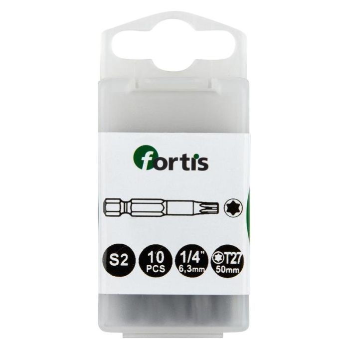 fortis - Set biti DIN3126 E6.3, T27x50mm, 10 bucati [4317784727105]