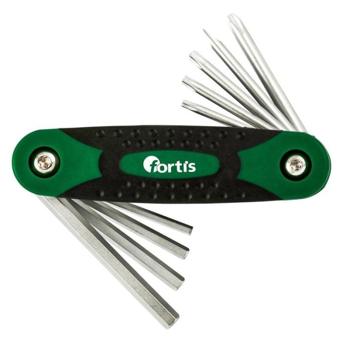 fortis - Set surubelnite imbus in suport pliabil bi-component 9 piese [4317784728539]