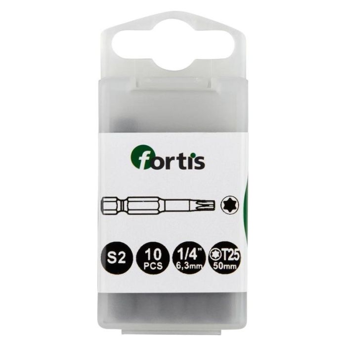 fortis - Set biti DIN3126 E6.3, T25x50mm, 10 bucati [4317784728942]