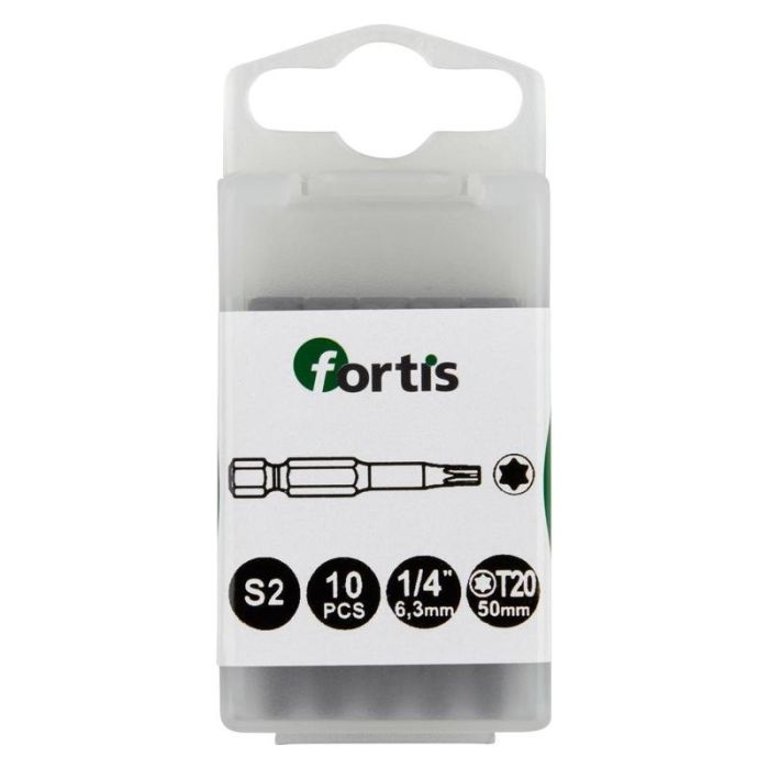 fortis - Set biti DIN3126 E6.3, T20x50mm, 10 bucati [4317784728959]