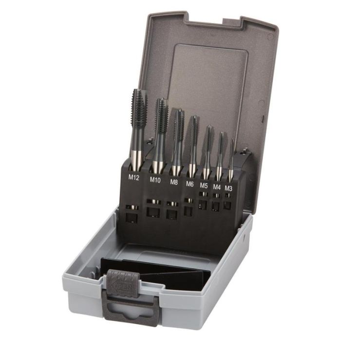 FORTIS - Set tarozi de masina HSSE INOX pentru gauri de trecere M3-M12