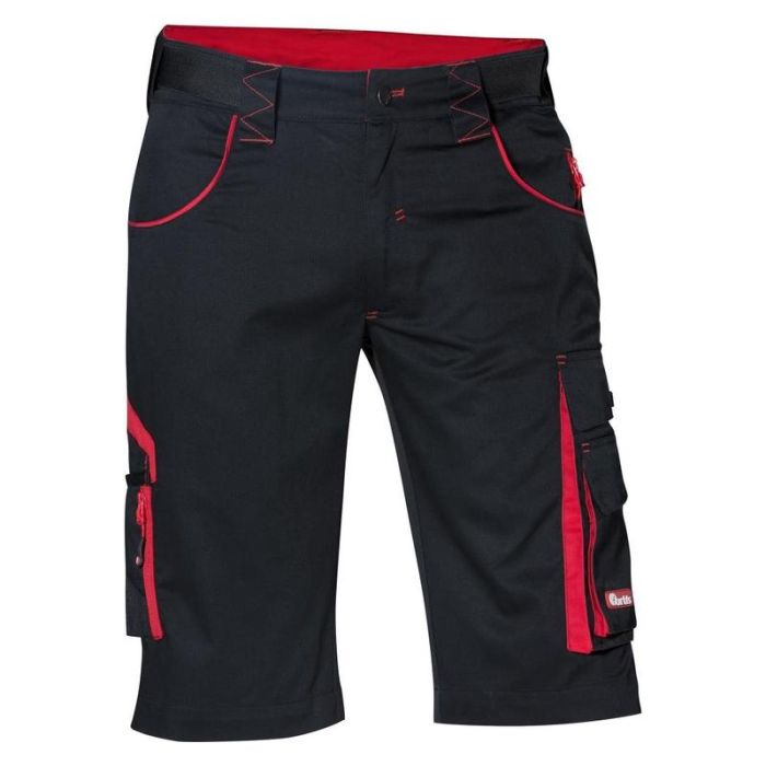 fortis - Pantaloni scurti barbati, negru/rosu marime 64 [4317784746380]