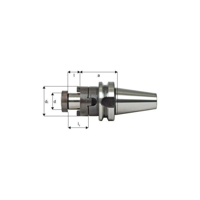 fortis - Portscula combinata pentru freze JISB6339, forma AD, BT50, 40mm, A100 [4317784755191]