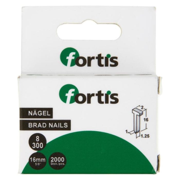 fortis - Cuie cu cap 0.1x1.6mm 2000 bucati [4317784775151]