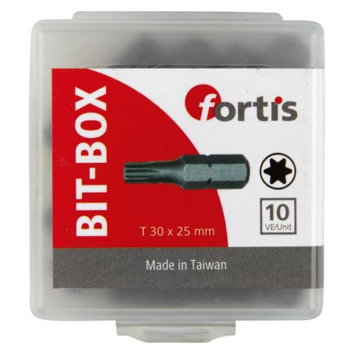 fortis - Set biti 1/4" DIN3126 C6.3, T30x25mm, 10 bucati [4317784775410]