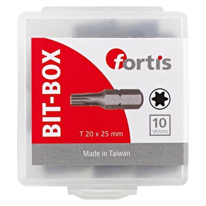 fortis - Set biti 1/4" DIN3126 C6.3, T20x25mm, 10 bucati [4317784775441]