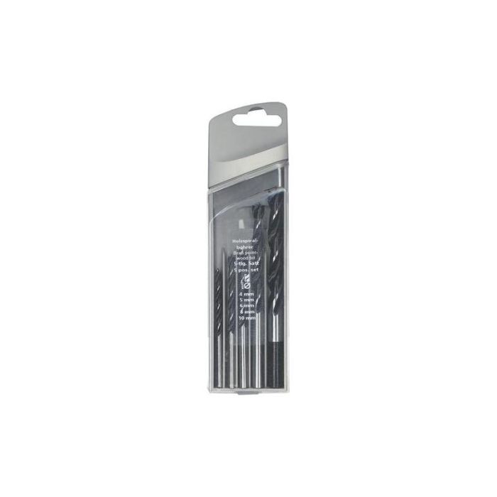 fortis - Set 5 burghie pentru lemn 4,5,6,8,10mm [4317784778077]