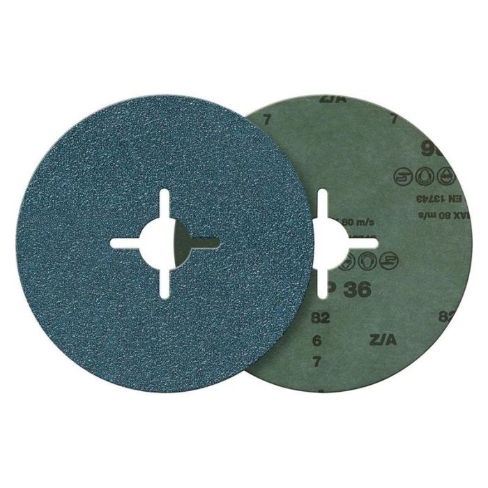 fortis - Disc abraziv cu fibre pentru inox 180mm, K80 zirconiu [4317784781701]