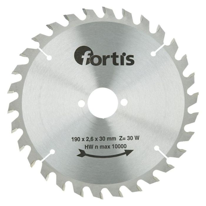 fortis - Panza fierastrau circular 190x2.4x30mm Z30W [4317784784672]