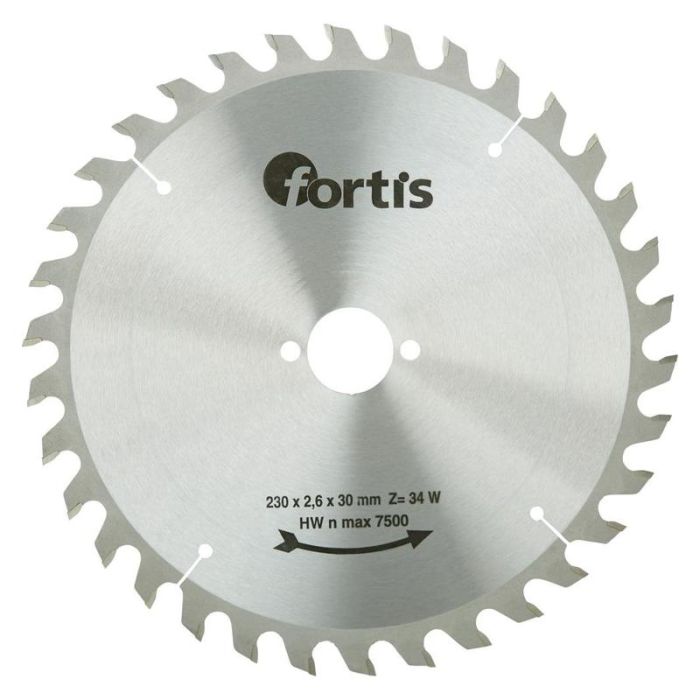 fortis - Panza fierastrau circular 230x2.6x30mm Z34W [4317784784702]