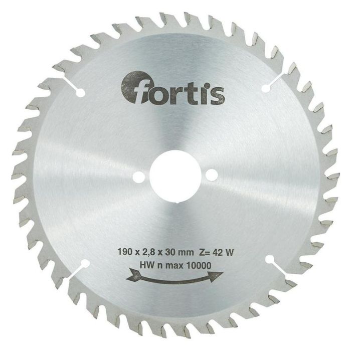 fortis - Panza fierastrau circular 190x2.8x30mm Z42W [4317784784757]