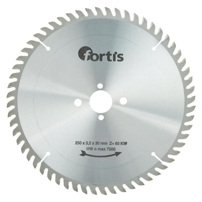 fortis - Panza fierastrau circular 250x3.2x30mm Z60KW [4317784784856]