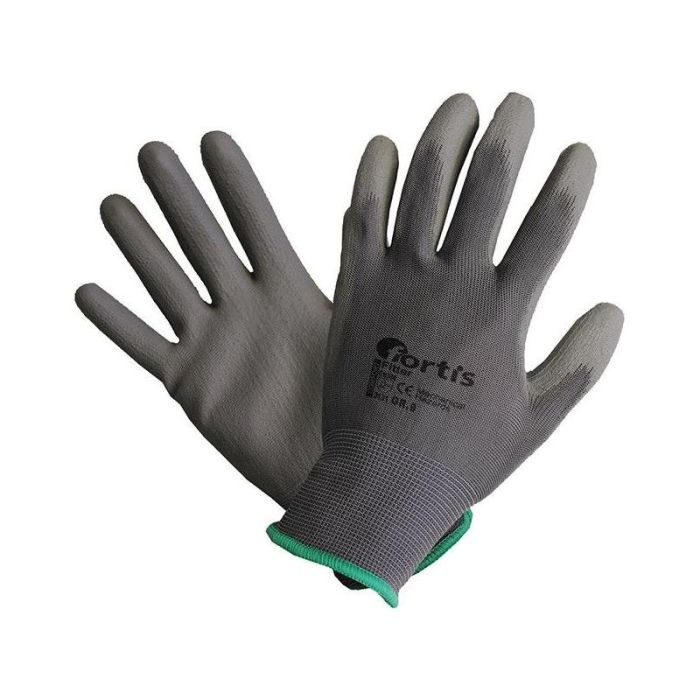 fortis - Manusi textile FITTER, PU/Nylon, gri, marime 7 [4317784794046]