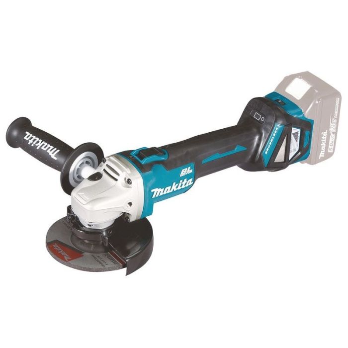 Makita - DGA511RTE Polizor unghiular 125mm turatie variabila acum Li-Ion 18V 2x5.0Ah [DGA511RTE]