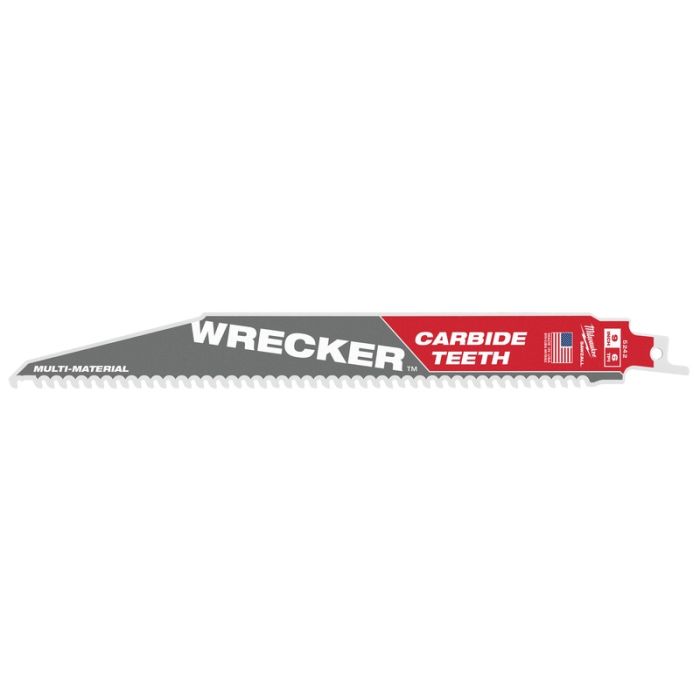 Milwaukee - Panza fierastrau sabie Heavy Duty Wrecker cu dinti din carbura, 230mm, 6 dinti per inch [48005242]