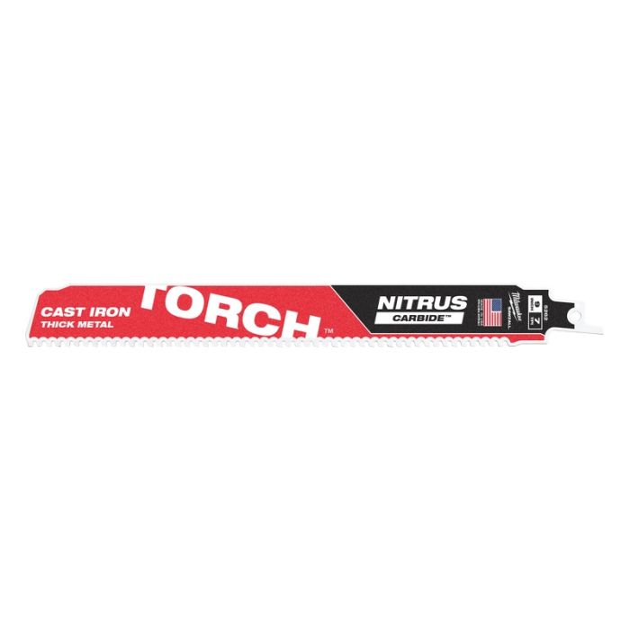 Milwaukee - Panza fierastrau sabie Heavy Duty Torch Nitrus Carbide 230mm, 7 dinti per inch [48005262]