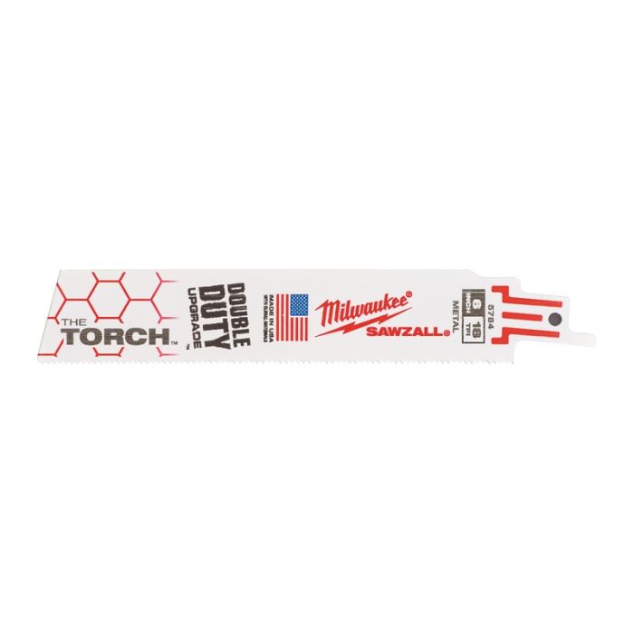 Milwaukee - Panza fierastrau sabie Heavy Duty Torch, 150 mm, 18 dinti per inch, 25 bucati [48008784]