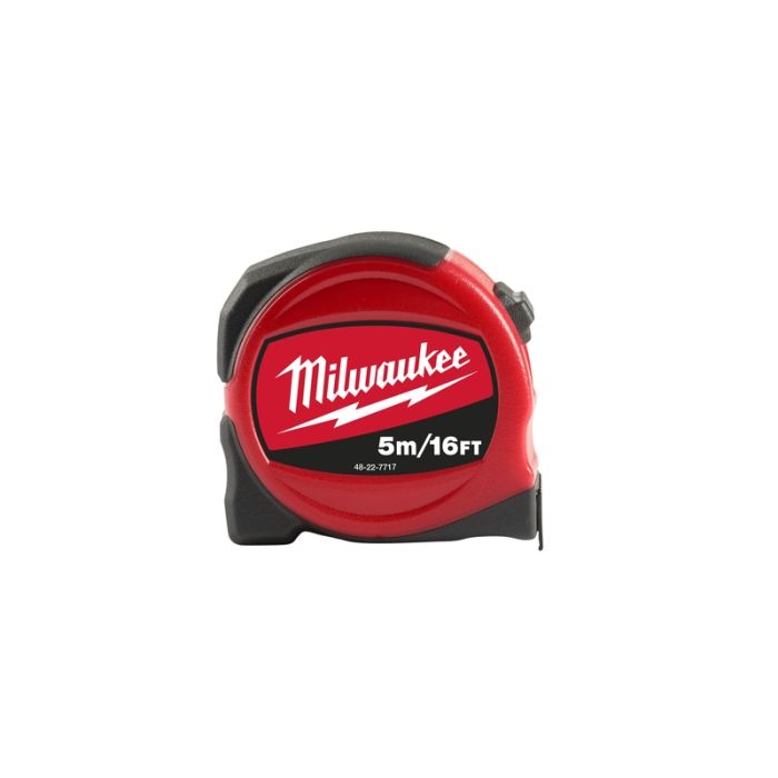 Milwaukee - Ruleta Slimline, banda 25 mm, 5m/16' [48227717]