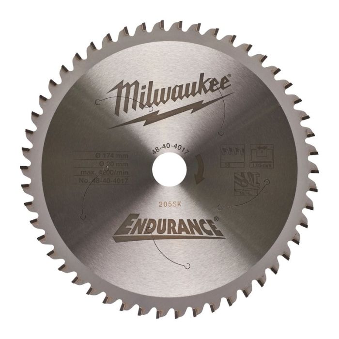 Milwaukee - Panza fierastrau circular 174x1.65x20mm, 50 dinti [48404017]