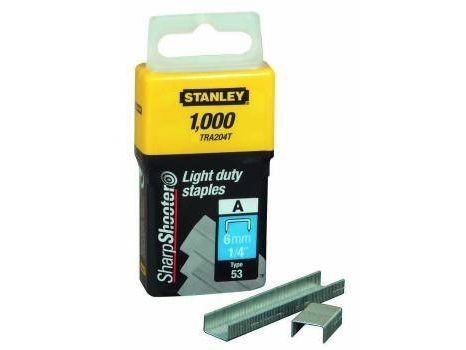 STANLEY - Pachet 1000 capse tapiterie tip A, 6mm [1-TRA204T]