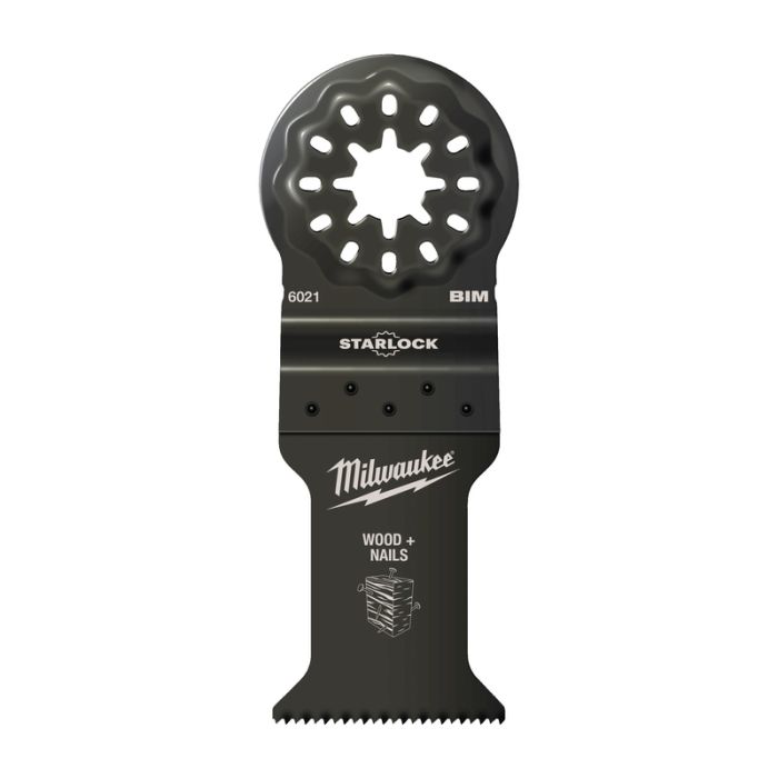 Milwaukee - Panza multifunctional, Bi-Metal, lemn si cuie, 35x42 mm [48906021]