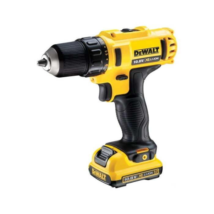 DeWALT - Masina de gaurit si insurubat 24Nm, cu 2 acumulatori Li-Ion XR 10.8V, 2.0Ah, incarcator, valiza [DCD710D2-QW]