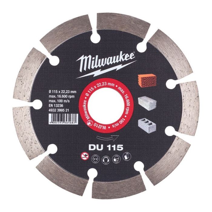 Milwaukee - Disc diamantat DU 115x22.2mm [4932399521]