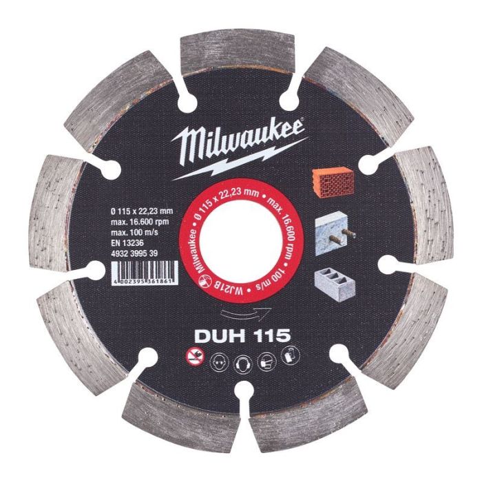 Milwaukee - Disc diamantat DUH 115x22.2mm [4932399539]