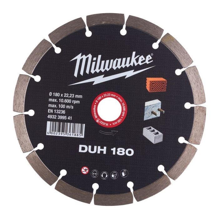 Milwaukee - Disc diamantat DUH 180x22.2mm [4932399541]