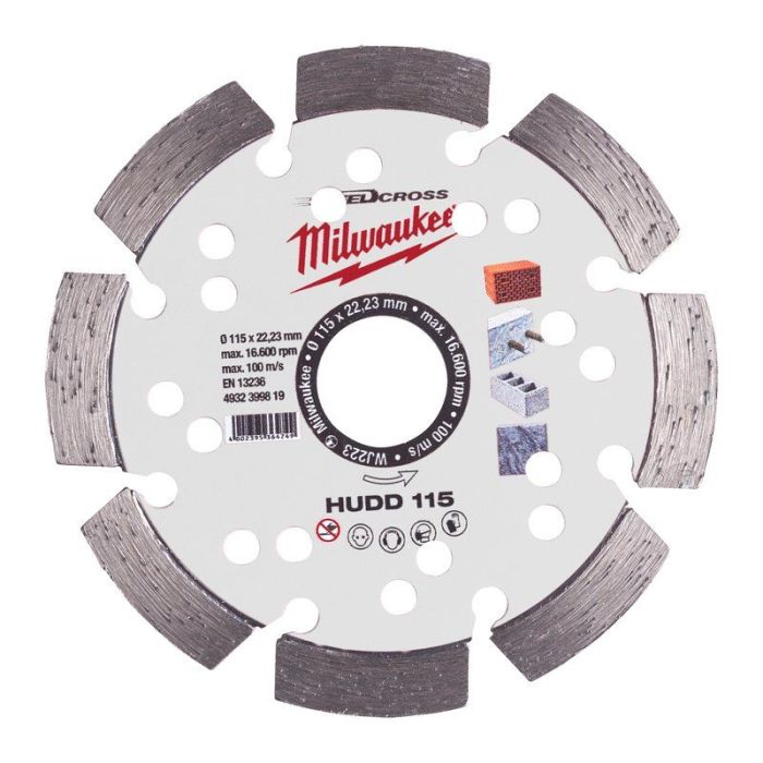 Milwaukee - Disc diamantat in HUDD 115x22.23mm [4932399819]