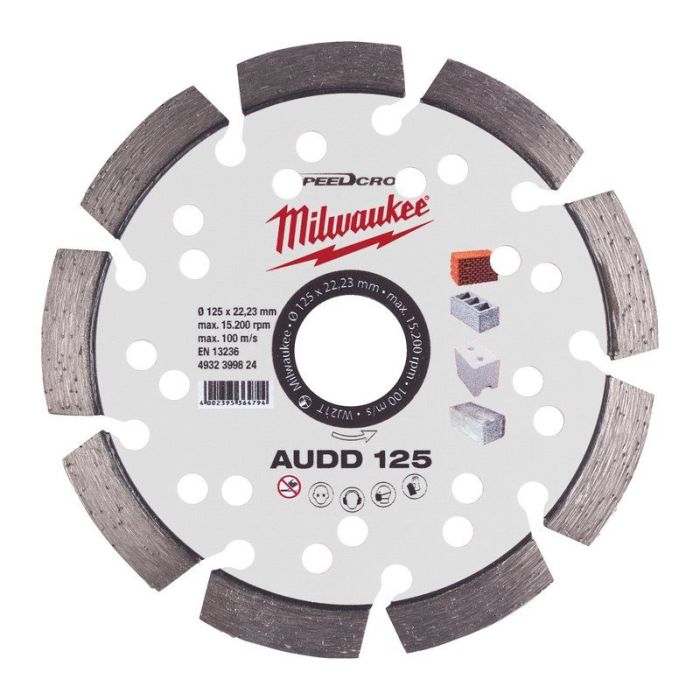 Milwaukee - Disc diamantat AUDD 125mm [4932399824]