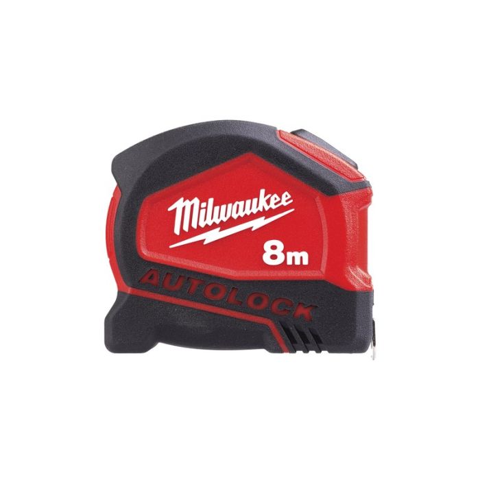 Milwaukee - Ruleta cu autoblocare, banda 25 mm, 8 m/26 feet [4932464666]