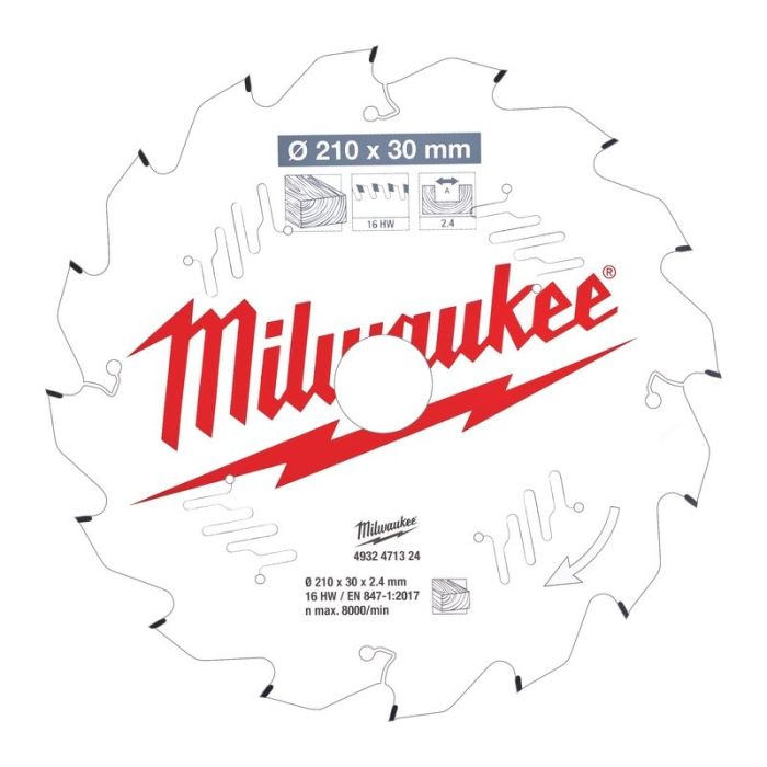 Milwaukee - Panza fierastrau taieri inclinate CSB MS W, 210x30x2.4mm, dinti 16 ATB [4932471324]