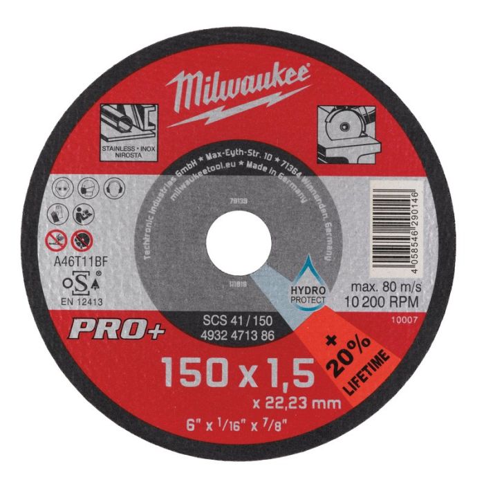 Milwaukee - Disc debitare inox Pro+ [4932471386]