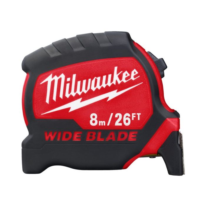 Milwaukee - Ruleta Premium, banda lata, 8m/26' [4932471818]